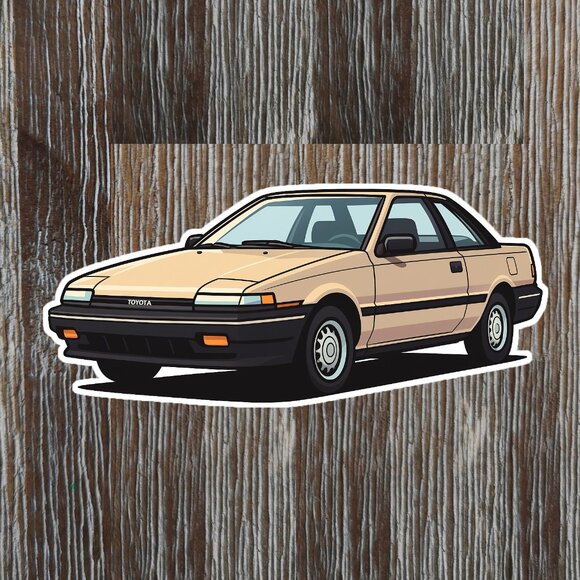 TOYOTA COROLLA 6th generation 1988-1992 SR5 Vinyl Sticker - Picture 1 of 1